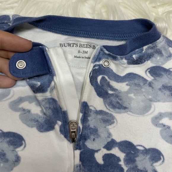 🎉BOGO🎉 Burt Bees Organic Cotton footed pajamas - Picture 4 of 4
